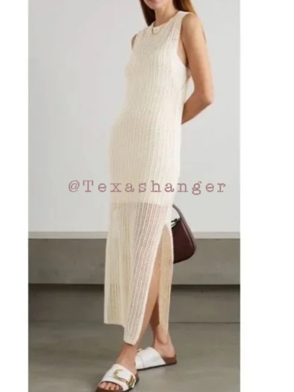 Rag and Bone NWT Riley Crew Crochet Dress S Small Ivory